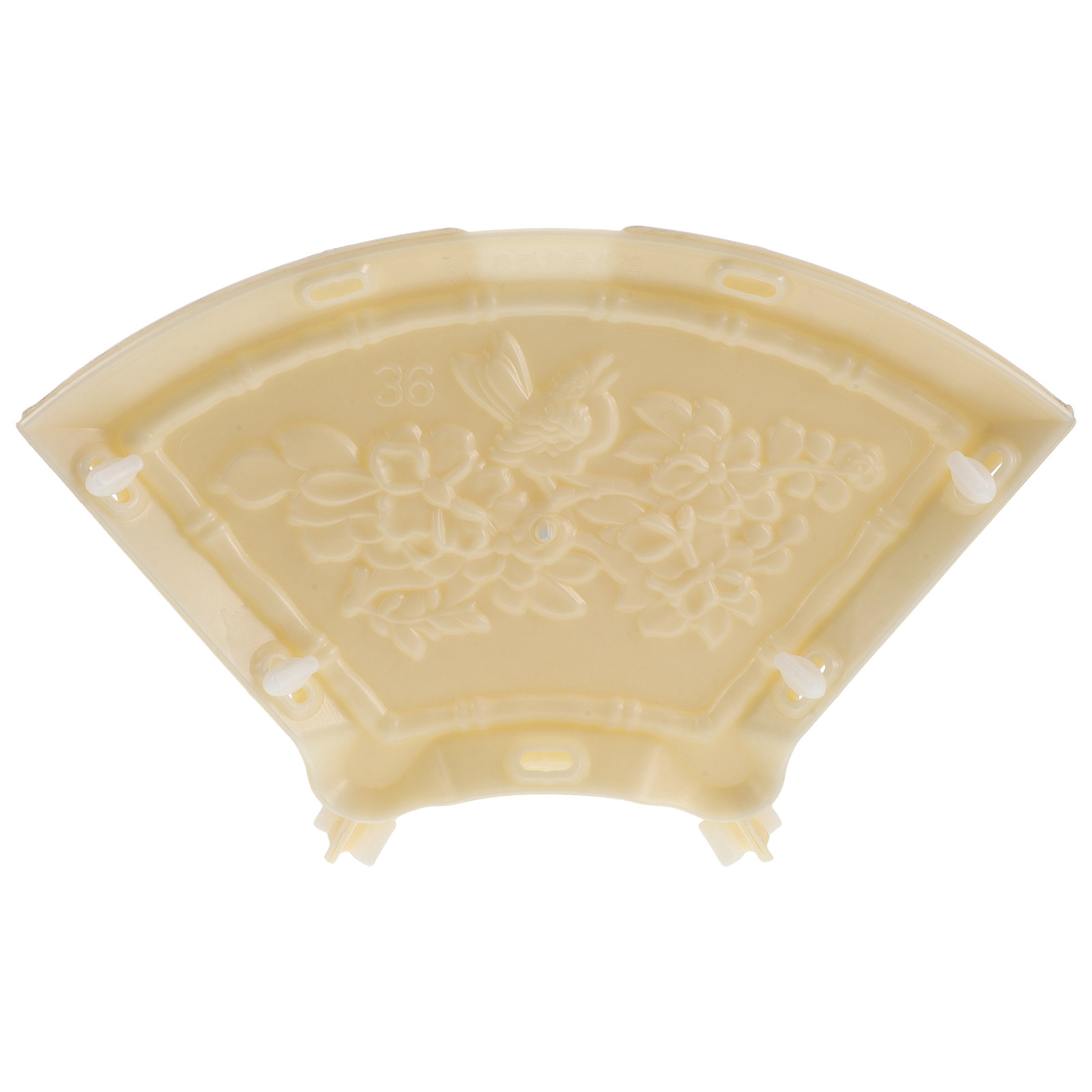 Flower Wall Panel - Outdoor-Betonform für Vogel- und Blumenreliefs, Gartenzaun-Wanddekoration,