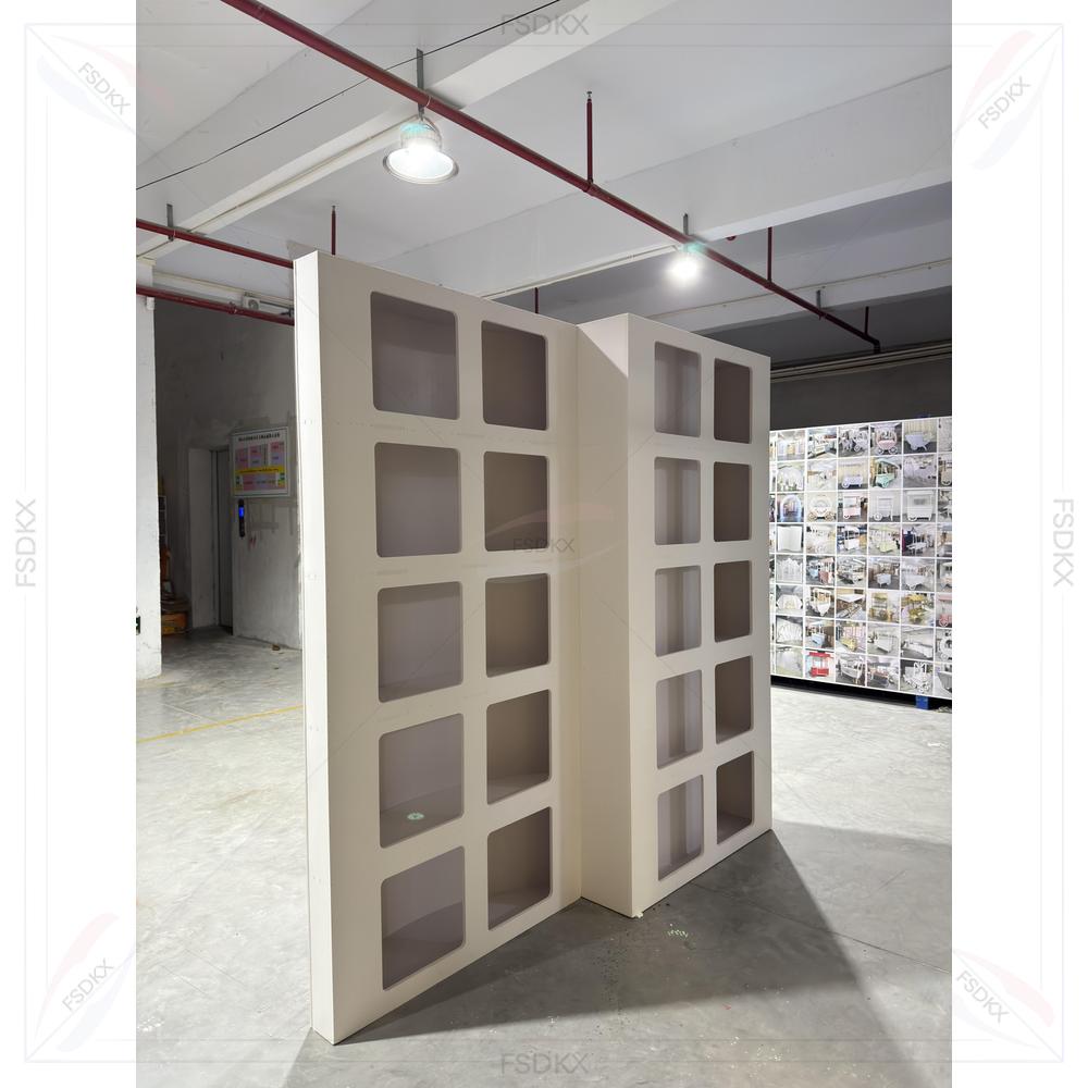 Party Event Supplier - Neues Design PVC Hochzeits-Hintergrundwand Weiß Maßgeschneiderte