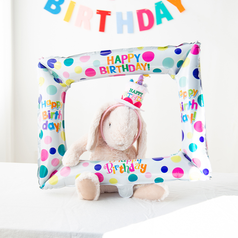 Photo Booth Frame - Fotorahmen-Ballons für Kinder, alles Gute zum