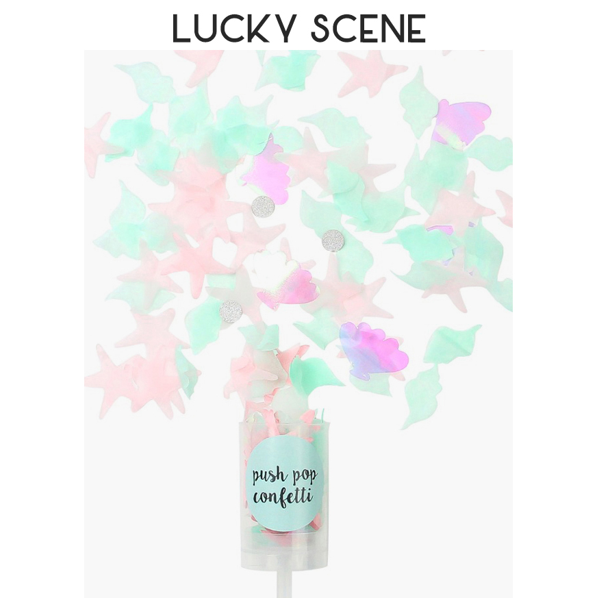 Confetti Cannon Tube - Meerjungfrau Raumschiff Papier Konfetti Kanonen Party