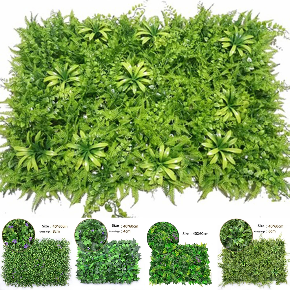 Flower Wall Panel - 40*60cm Künstliche Rasen Pflanze Gras Wand