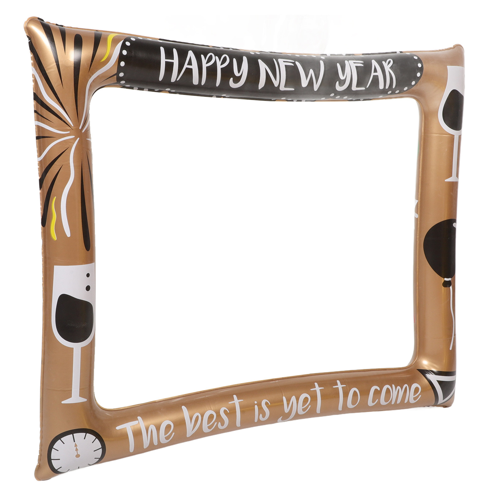 Photo Booth Frame - Aufblasbarer Fotorahmen: Neujahrs-Party-Essential, lustiges Selfie-Requisit für
