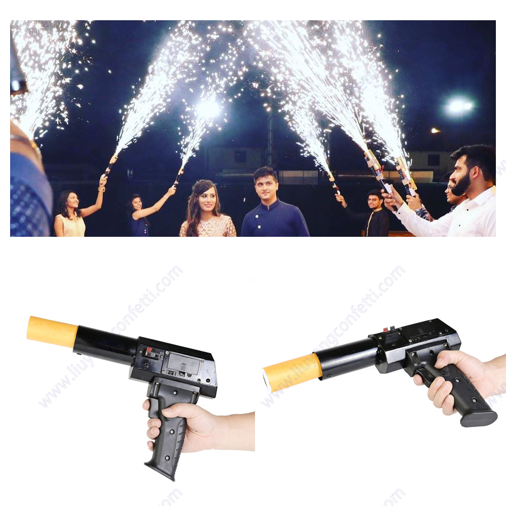 Confetti Cannon Tube - Kalte Pyro Pistole Hand Shooter Zündung