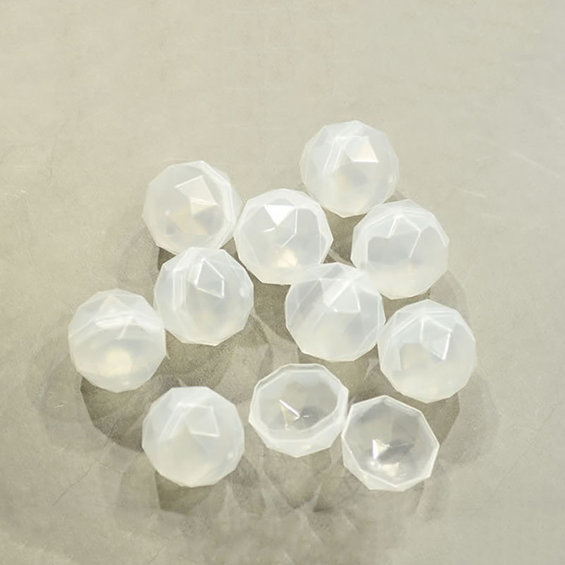 Party Event Supplier - 30 Stück 45 mm transparente Diamant-Kunststoffkugeln,