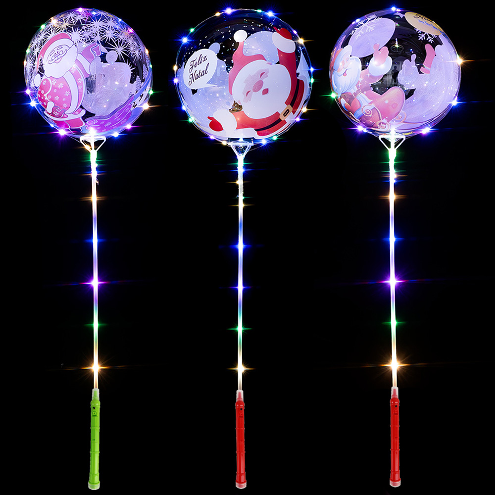 Led Balloon Light - 1-20 Packungen Weihnachts-LED-Leucht-Bobo-Ballons-Set mit buntem, 3-stufig