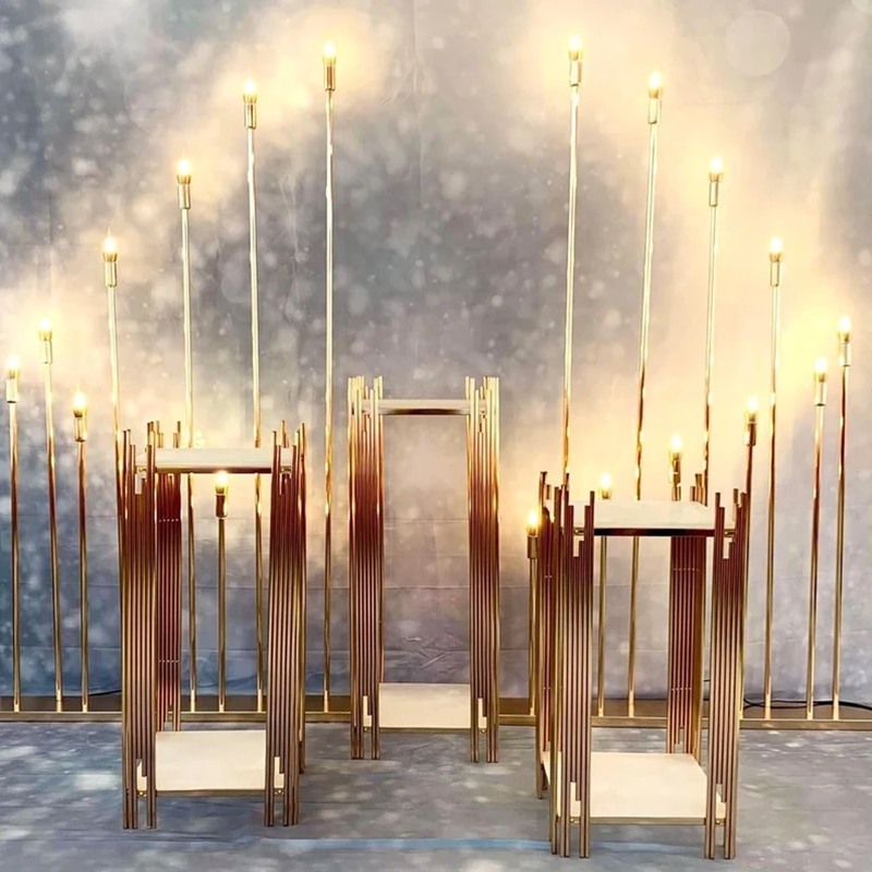Dekoration aus goldenem Metall – Dessert Table Backdrop Bewertung und Preis