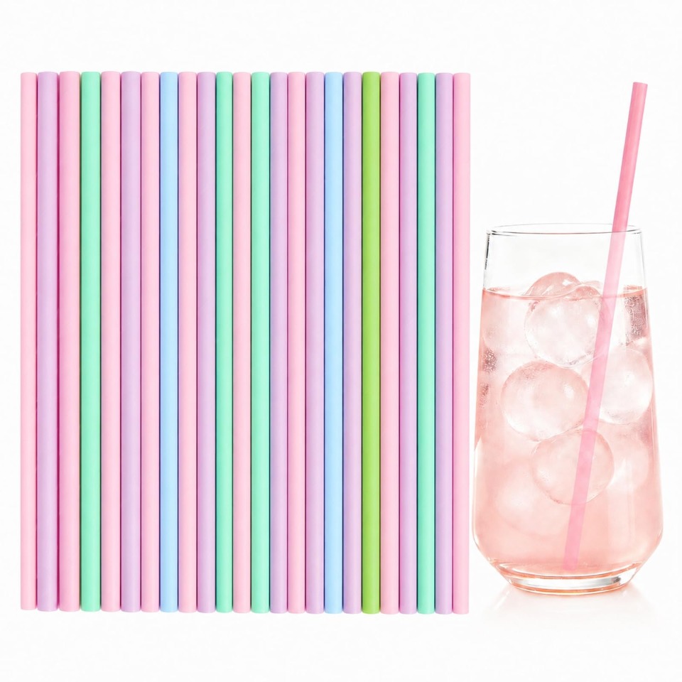 25/50/100 Stück Einweg-Papiers – Paper Straw Color Bewertung und Preis