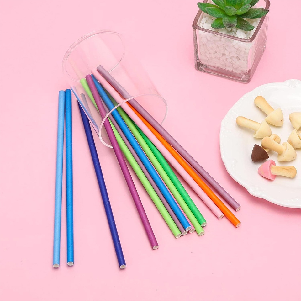 25/50/100 Stück Einweg-Papiers – Paper Straw Color Bewertung und Preis