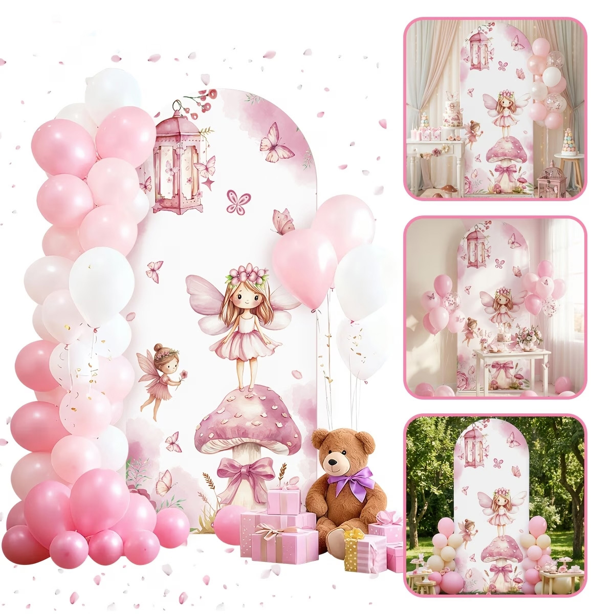Feenhafte und pilzförmige Hint – Dessert Table Backdrop Bewertung und Preis