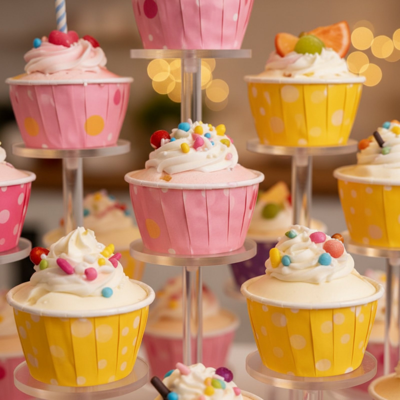 Acryl-Cupcake-Ständer Transpar – Cupcake Stand Tier Bewertung und Preis