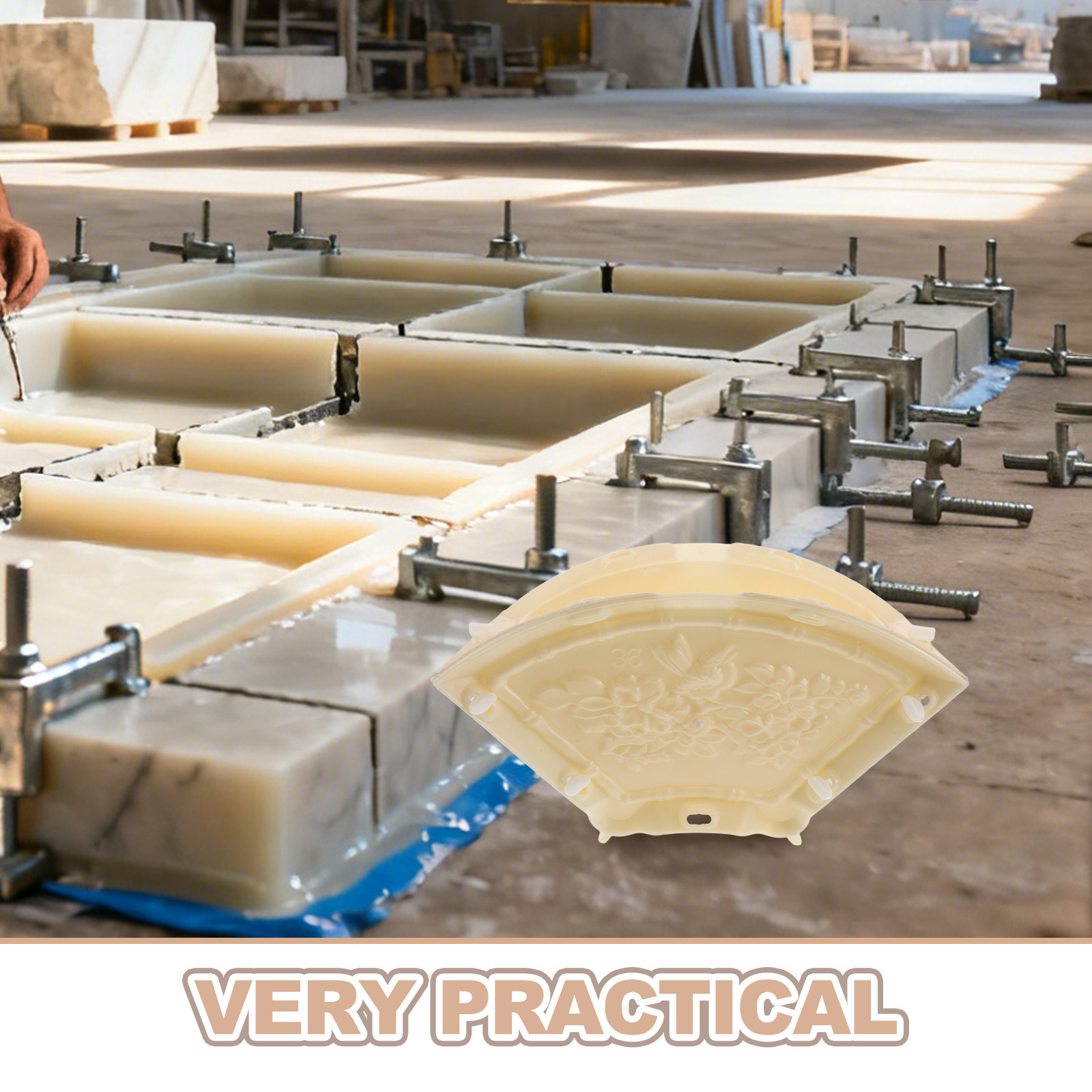 Outdoor-Betonform für Vogel- u – Flower Wall Panel Bewertung und Preis