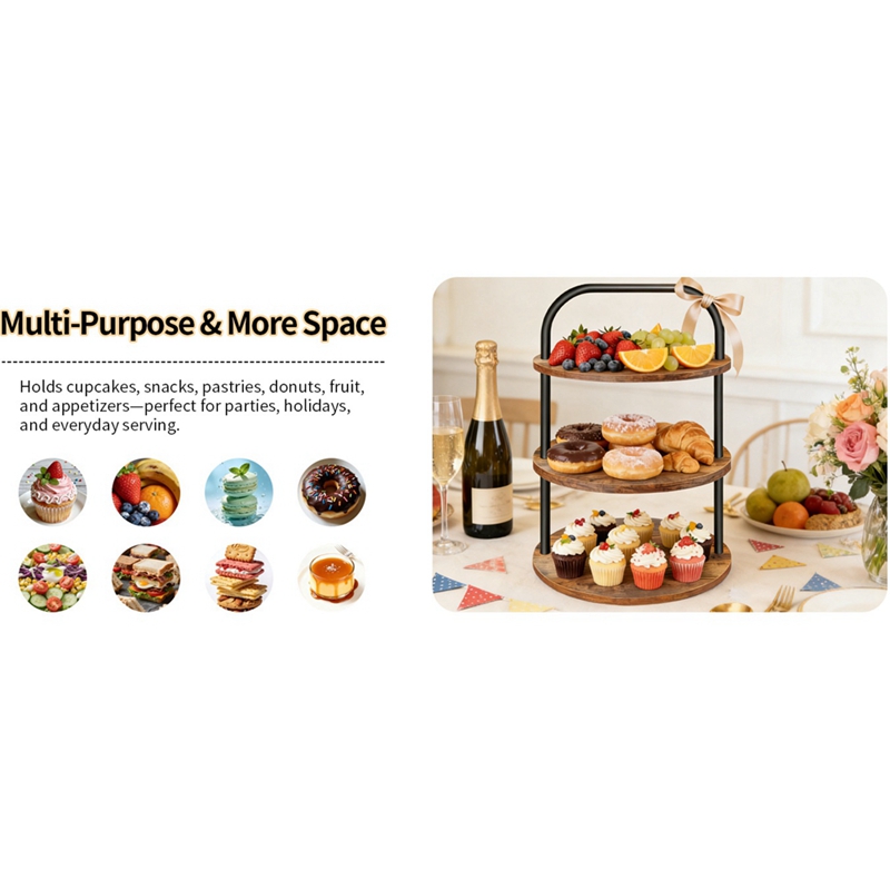 ABLN-Holz-Cupcake-Ständer Dess – Cupcake Stand Tier Bewertung und Preis
