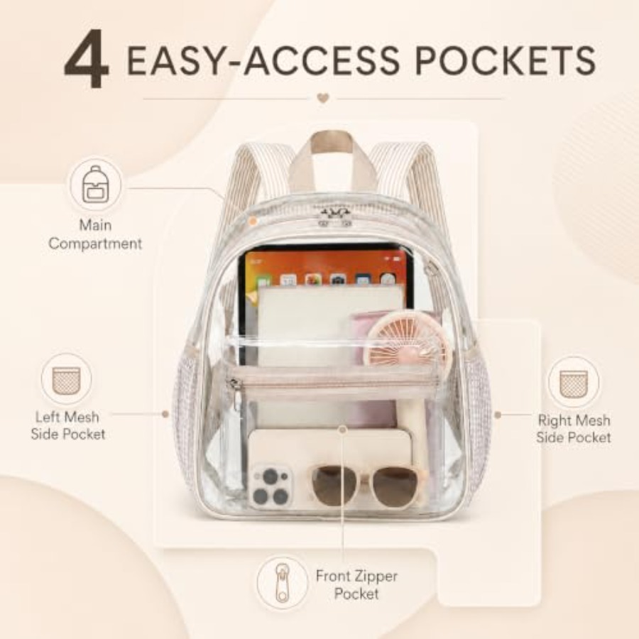 Mini-Klarsicht-Rucksack für St – Event & Party Supply Photos Bewertung und Preis