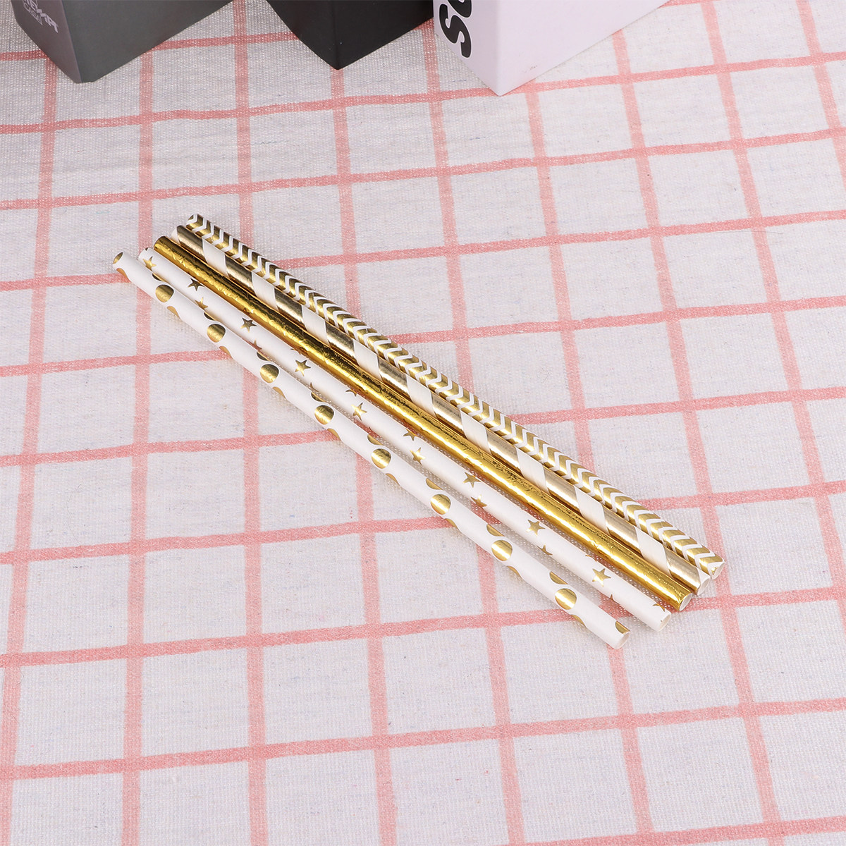 50 Stück Herzförmige Papierstr – Paper Straw Color Bewertung und Preis