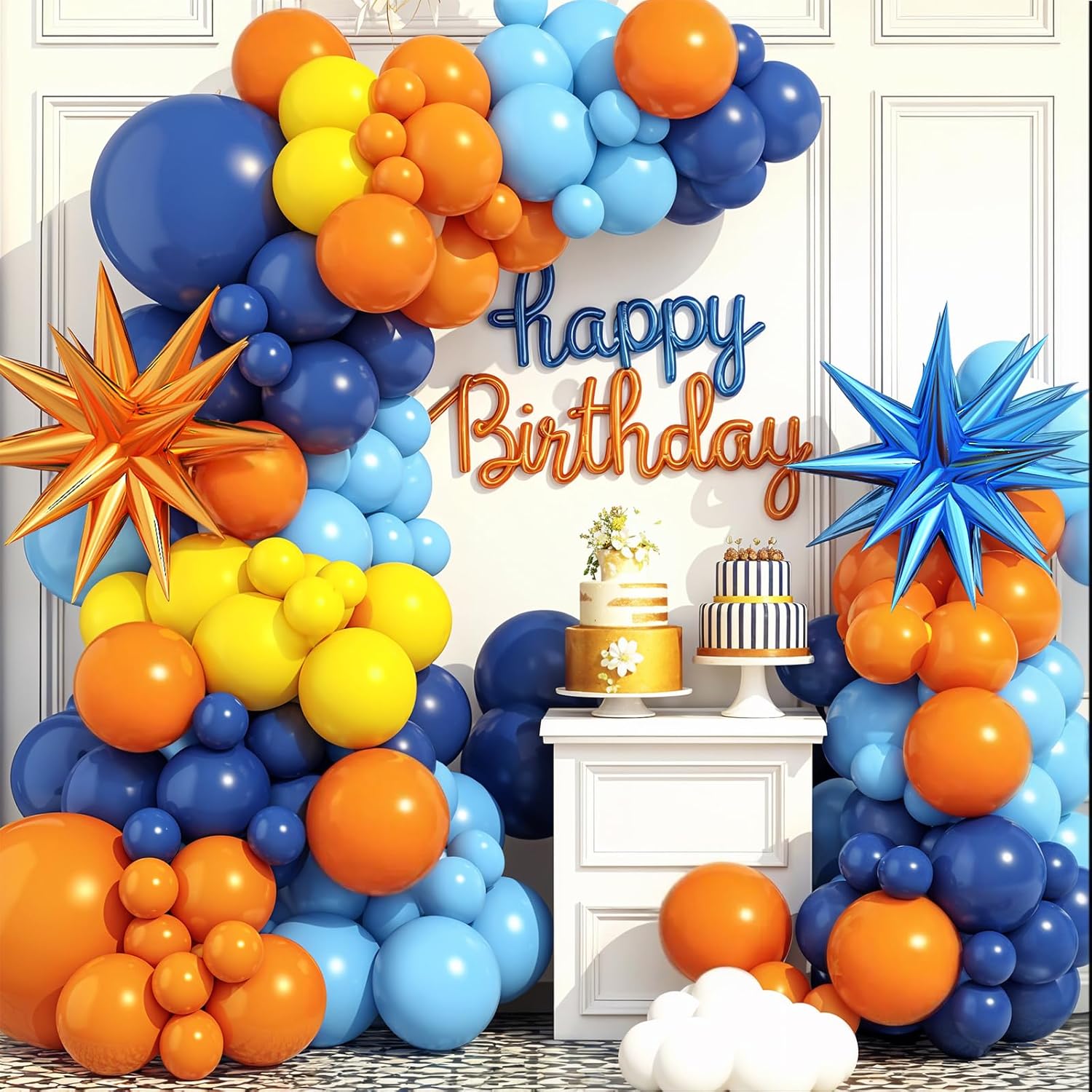 Fantasy-Ballonbogen-Set, orang – Balloon Arch Kit Bewertung und Preis