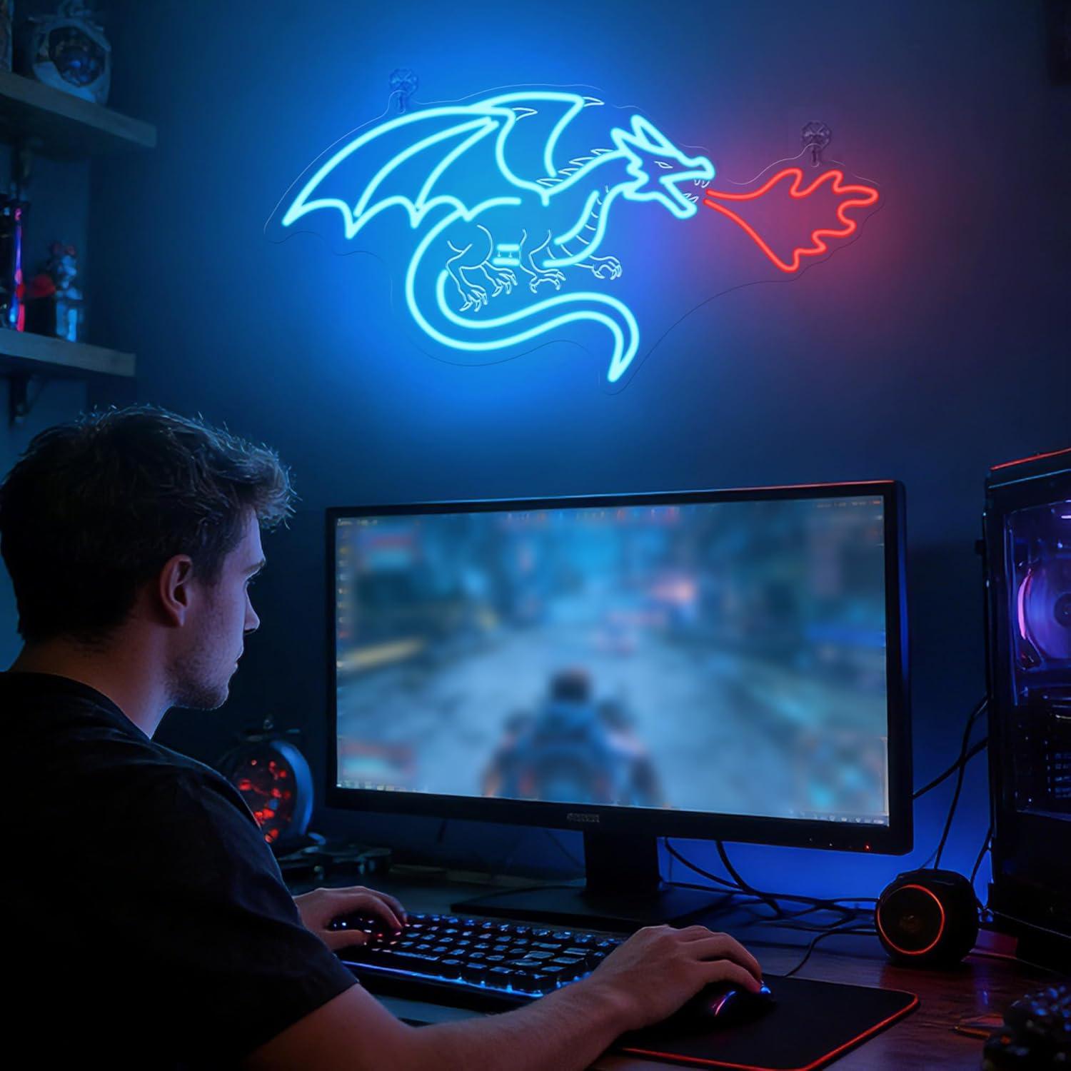 Drachen-Neonschild LED Dimmbar – Neon Sign Party Bewertung und Preis