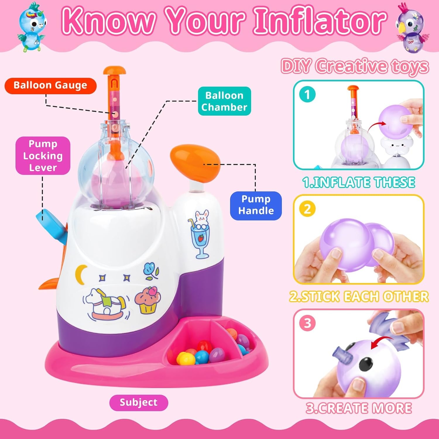 DIY Ballon-Tier-Set mit Pumpe  – Balloon Pump Hand Bewertung und Preis