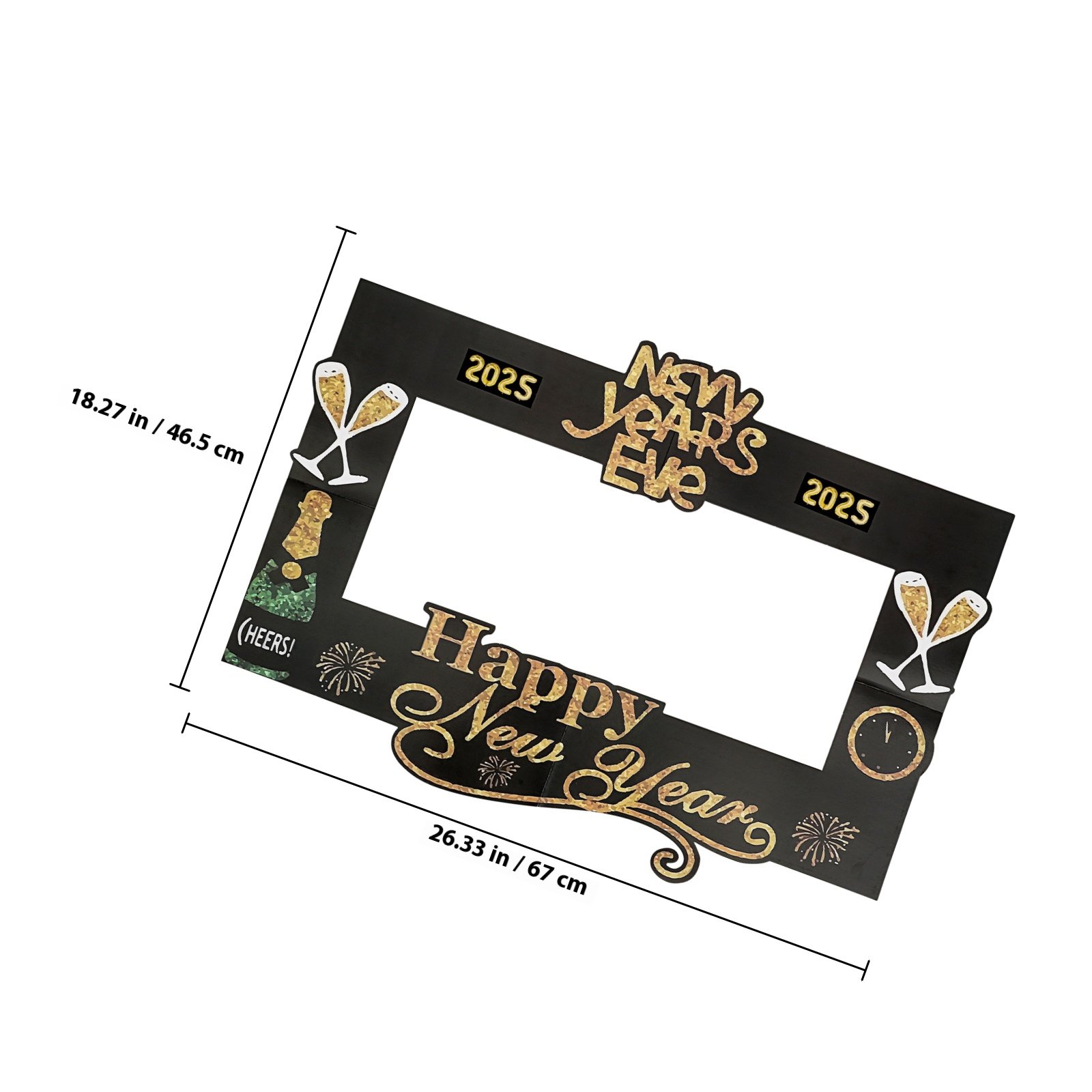Handlicher 2025 Neujahrs-Fotor – Photo Booth Frame Bewertung und Preis