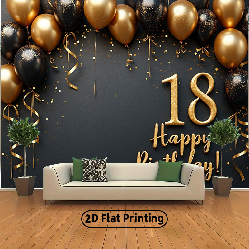 2D 1-teiliges Hintergrundbanne – Party Banner Gold Bewertung und Preis