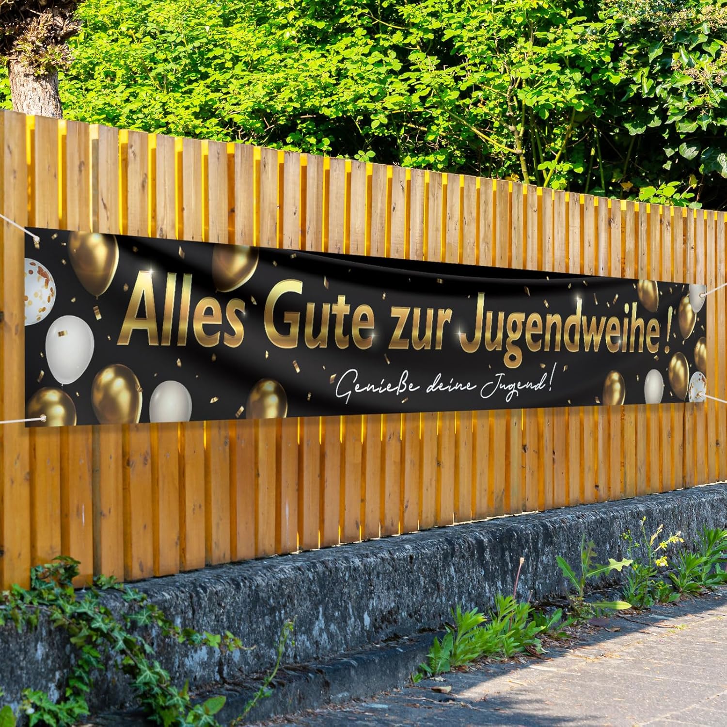 Jugendweihe Deko, Jugendweihe  – Party Banner Gold Bewertung und Preis