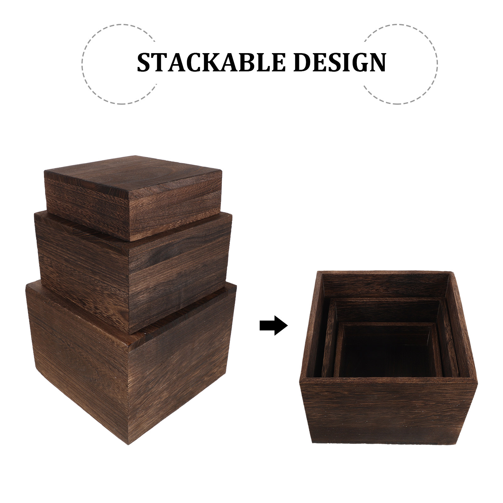 3-teiliger Rustikaler Holz-Eta – Cupcake Stand Tier Bewertung und Preis