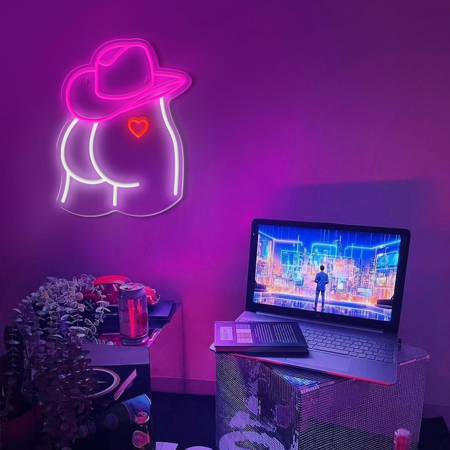 Cowgirl Neon-Schild Dimmbares  – Neon Sign Party Bewertung und Preis