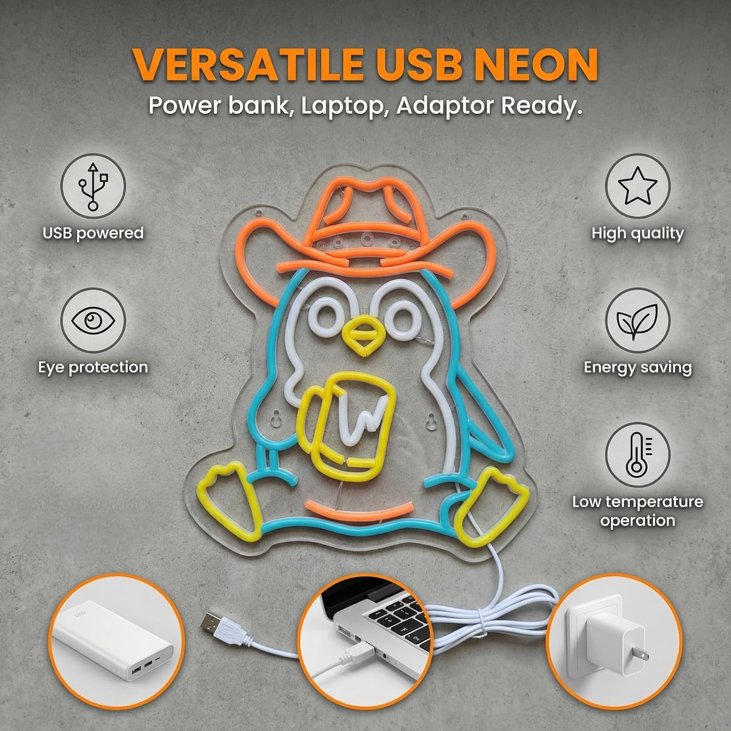 Pinguin Neon-Schild USB-Betrie – Neon Sign Party Bewertung und Preis