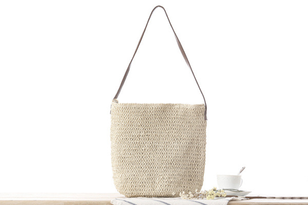 Stroh-Schultertasche Gewebte S – Paper Straw Color Bewertung und Preis