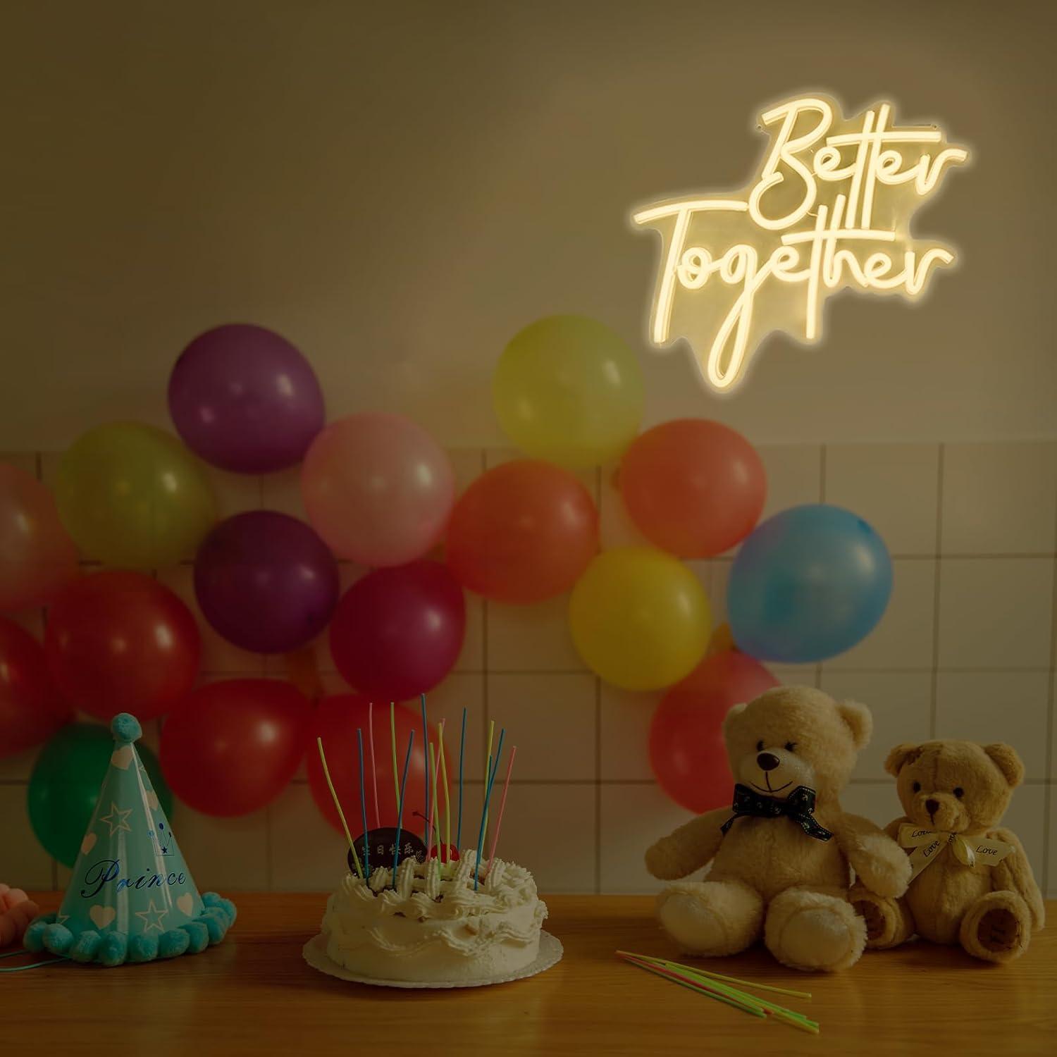Better Together Neonschild, US – Neon Sign Party Bewertung und Preis