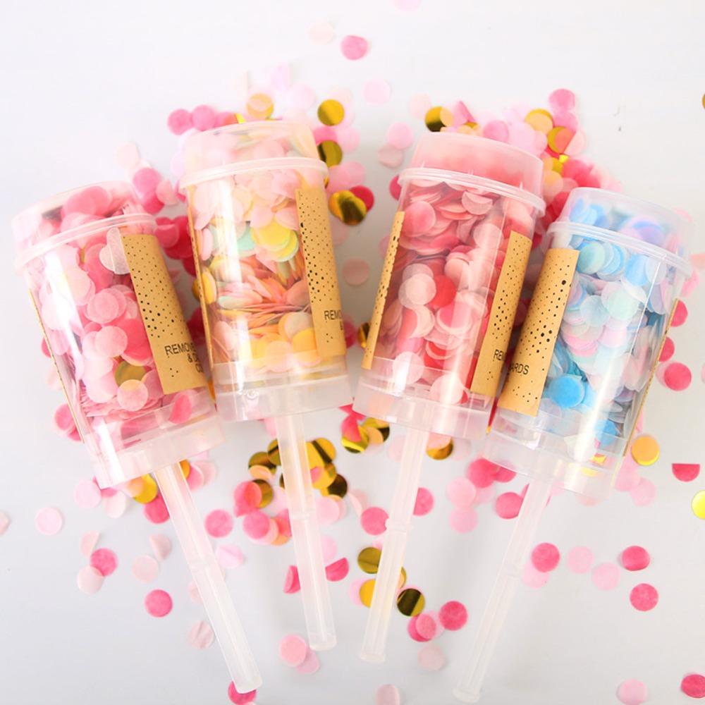 1 Stück Runde Push-up Konfetti – Confetti Cannon Tube Bewertung und Preis