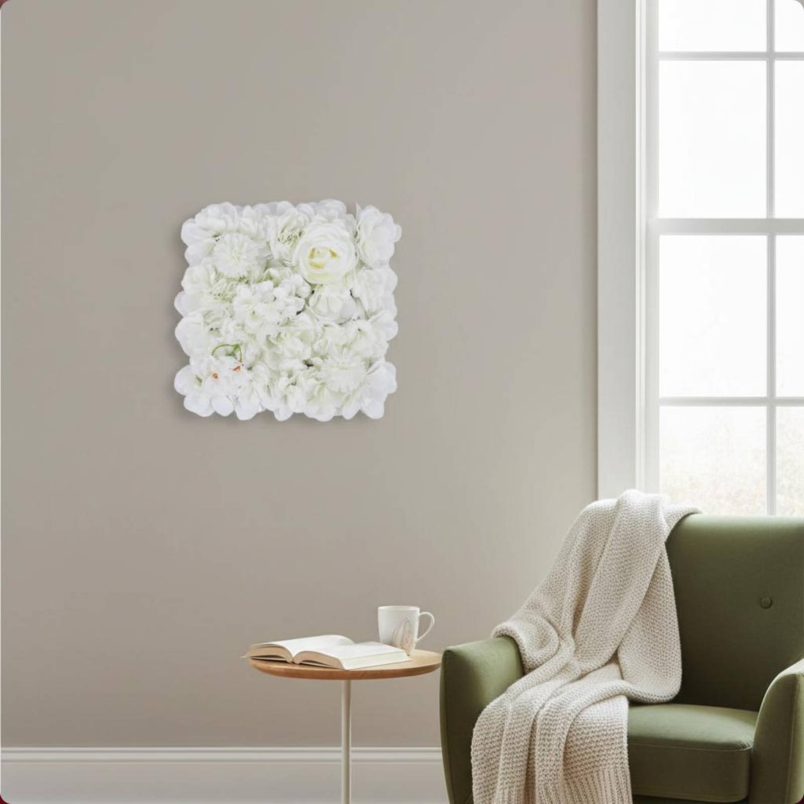 Künstliche Blumenwand-Platte E – Flower Wall Panel Bewertung und Preis