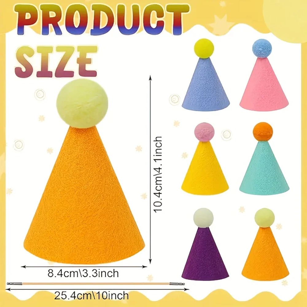 6 Stück Mini-Partyhüte: Leicht – Party Hat Cone Bewertung und Preis