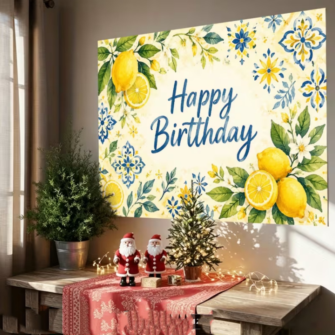 Zitronen-Geburtstagsparty-Deko – Dessert Table Backdrop Bewertung und Preis