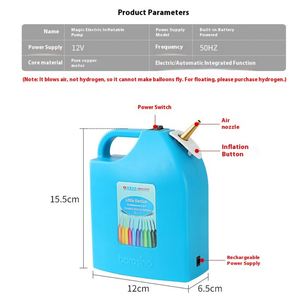 B211, aufblasbare elektrische  – Balloon Pump Hand Bewertung und Preis