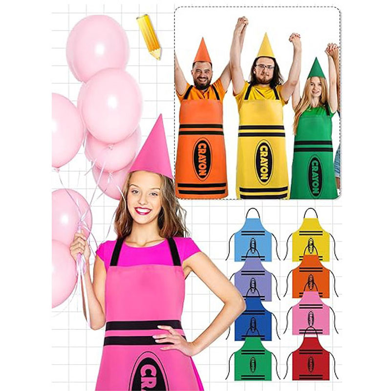 Buntes Crayon-Themen-Zwerg-Set – Party Hat Cone Bewertung und Preis