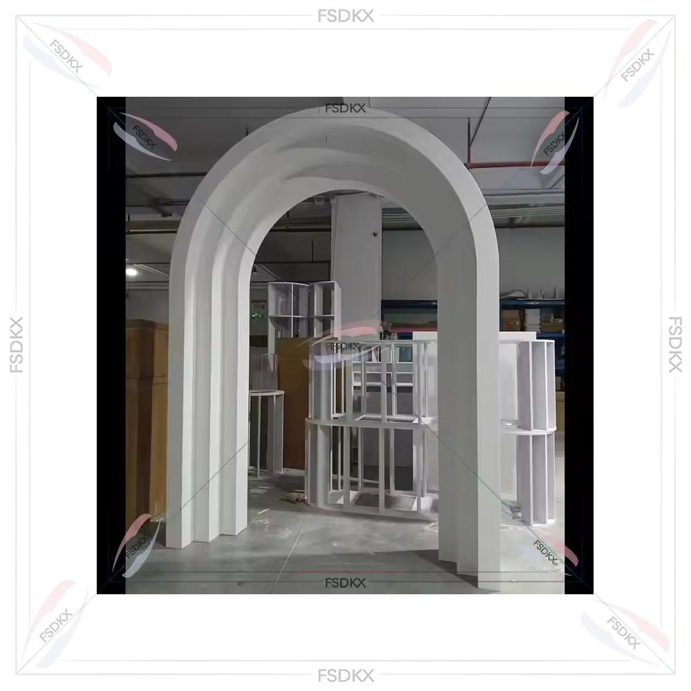 Luxuriöser Weißer PVC-Acryl-Wa – Party Event Supplier Bewertung und Preis