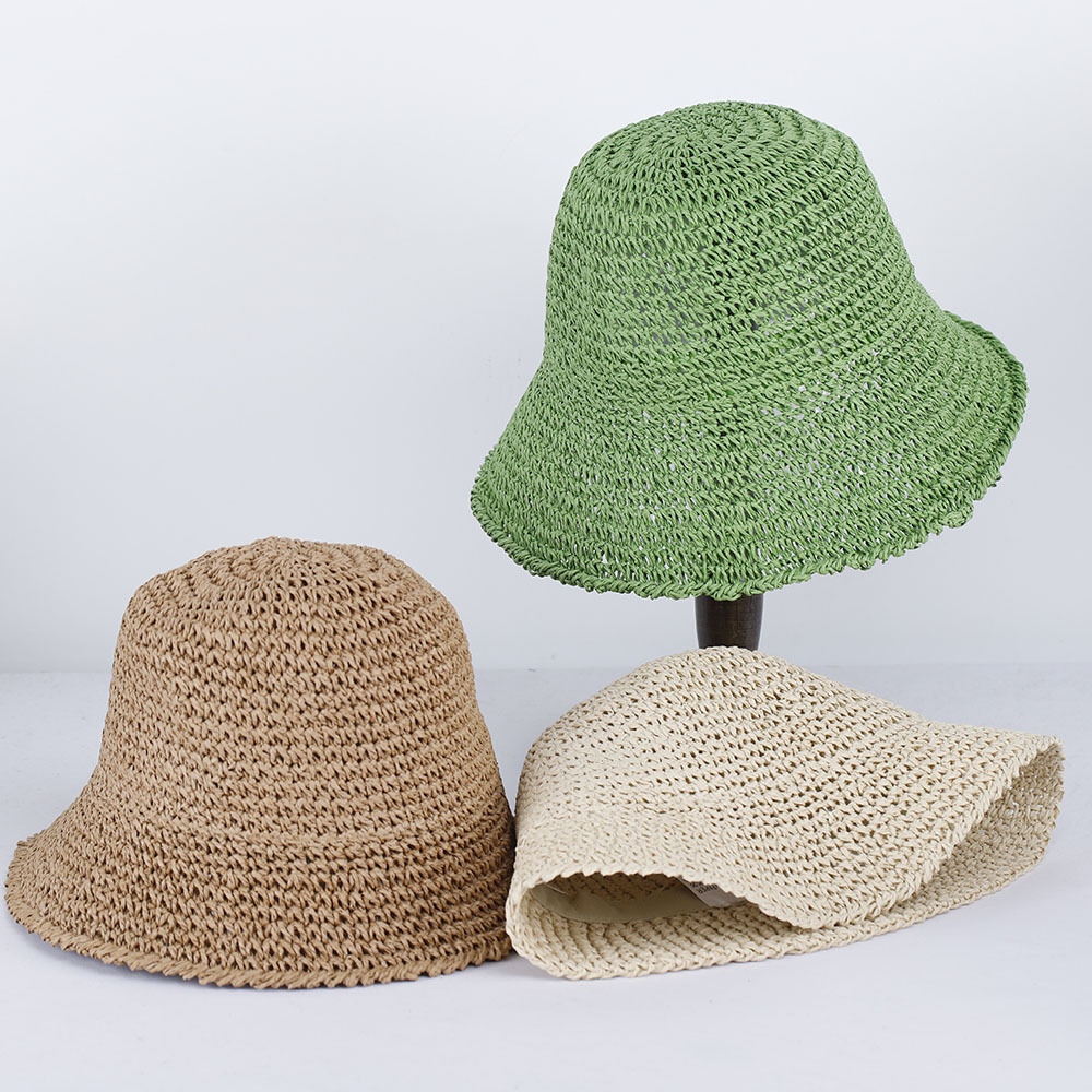 Damen Stroh Sonnenhut gewebte  – Paper Straw Color Bewertung und Preis