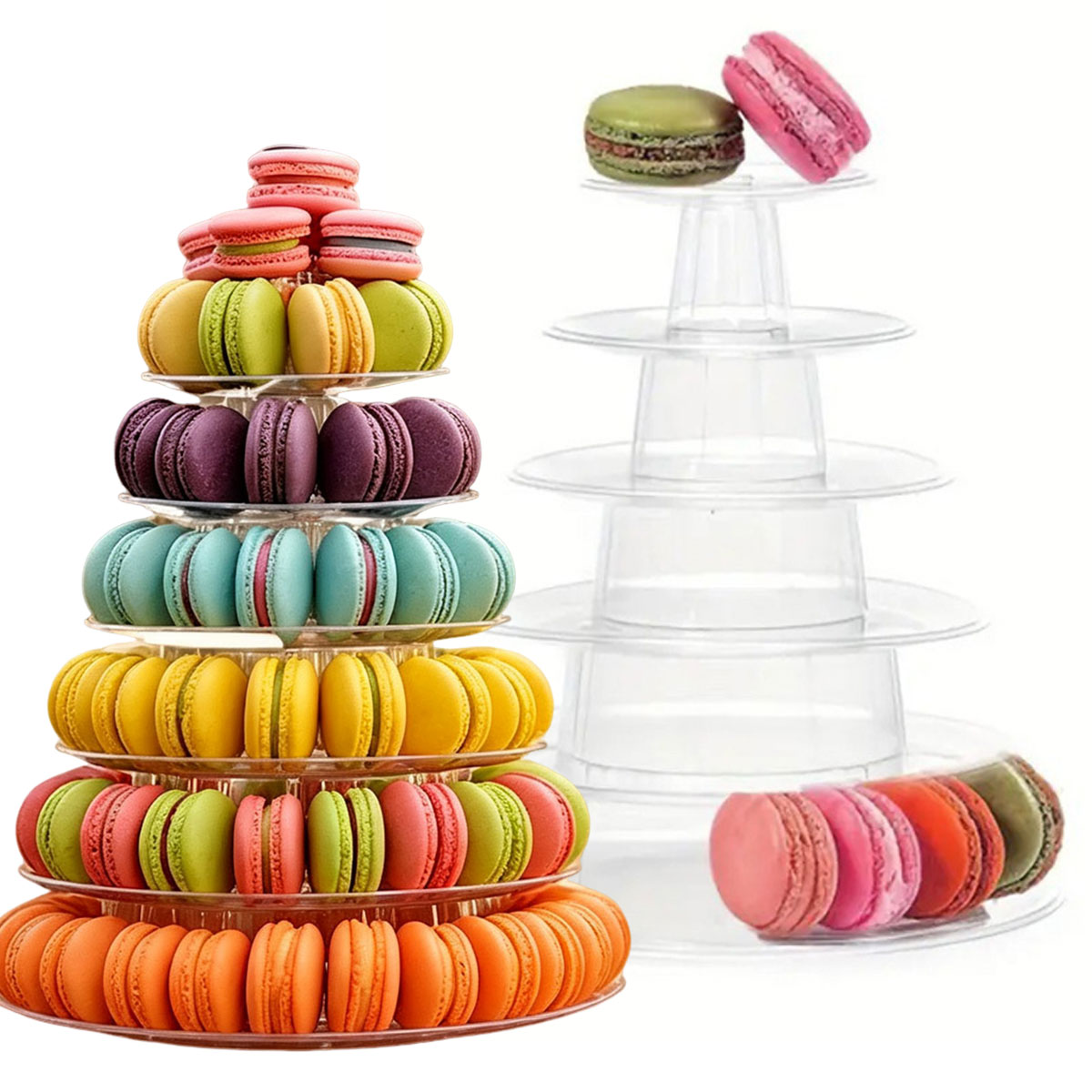 1 Stück 6-stufiger runder Kuch – Cupcake Stand Tier Bewertung und Preis
