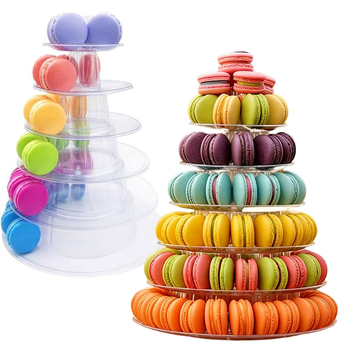 1 Stück 6-stufiger runder Kuch – Cupcake Stand Tier Bewertung und Preis
