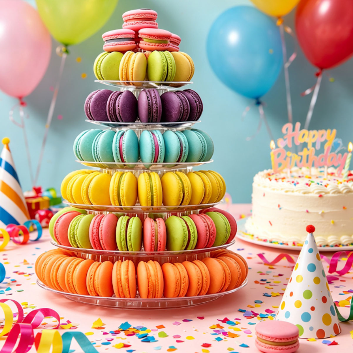 1 Stück 6-stufiger runder Kuch – Cupcake Stand Tier Bewertung und Preis