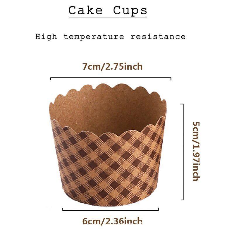 50 Teile/paket Cupcake Pappbec – Plastic Cup 50Pcs Bewertung und Preis