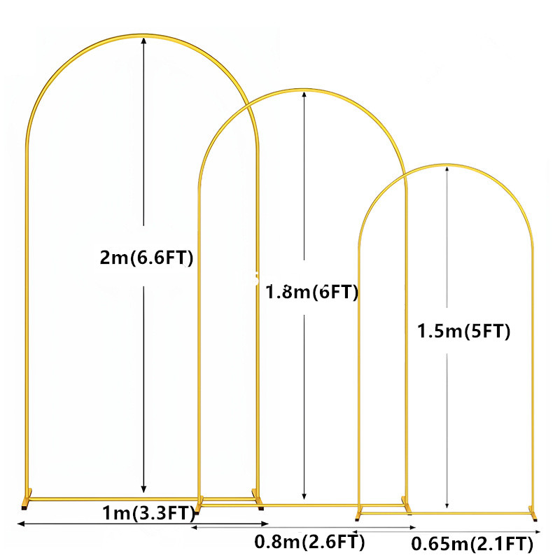 1pc Gold Metall Bogen Hintergr – Balloon Arch Kit Bewertung und Preis