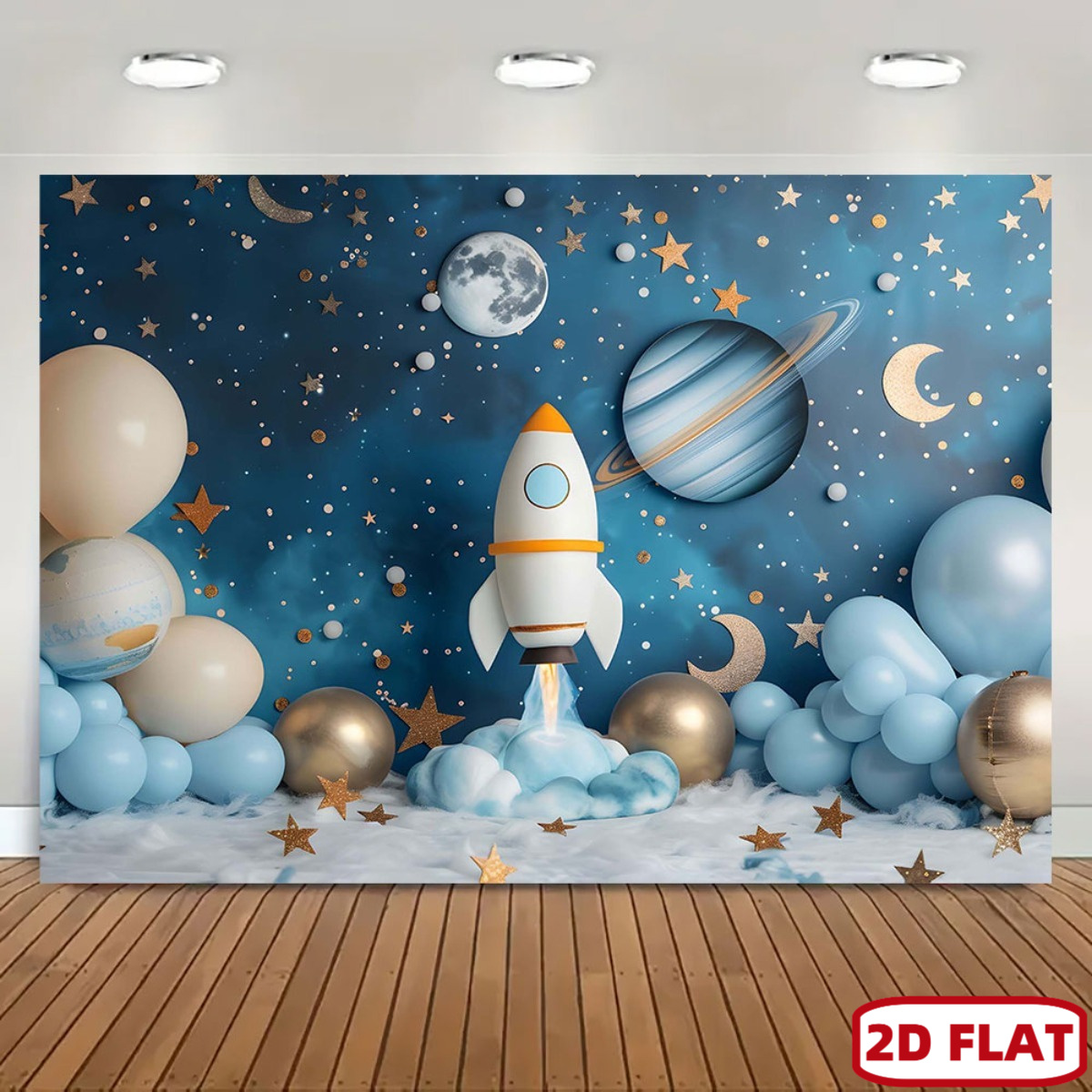 2D flaches 1-teiliges Partyban – Event Launch Party Bewertung und Preis