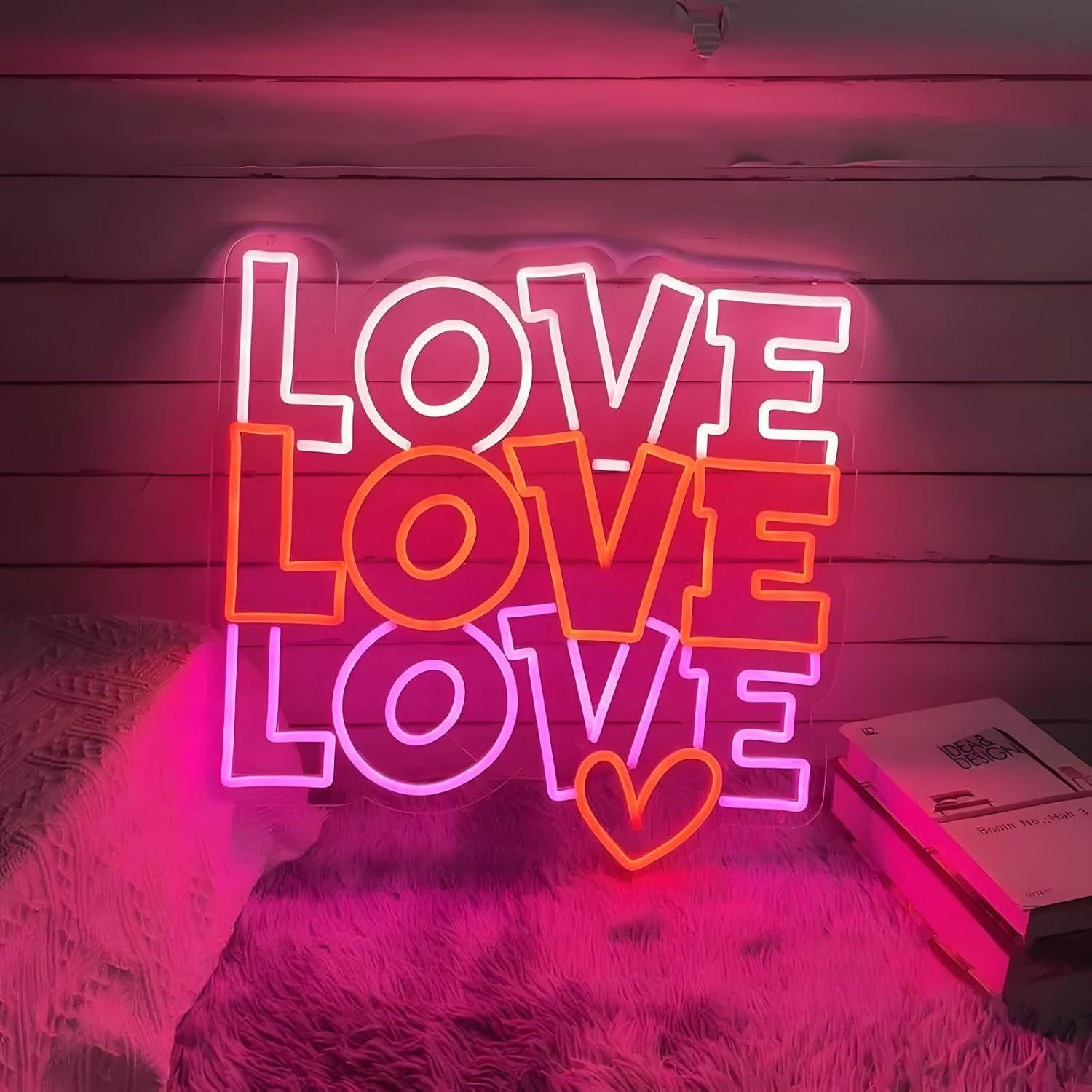 Liebes-Neonschild, USB-dimmbar – Neon Sign Party Bewertung und Preis