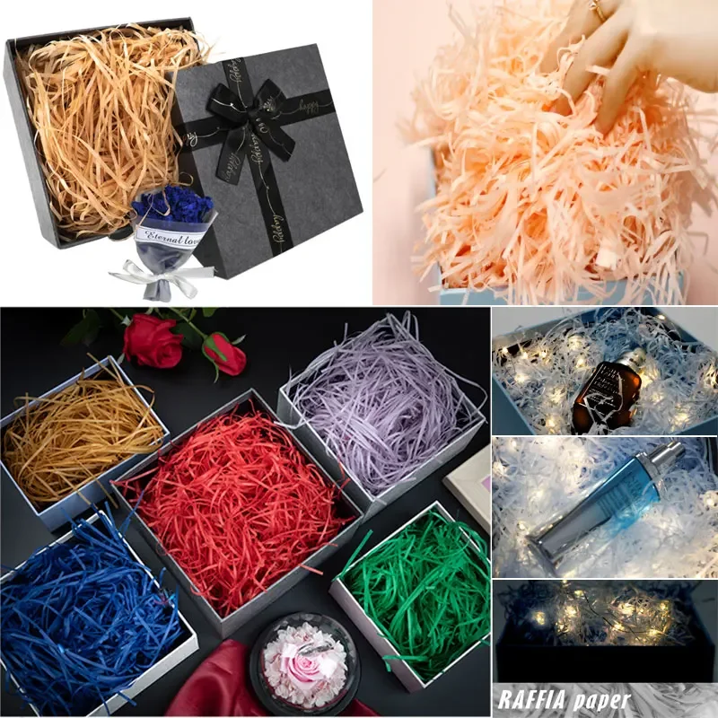 100 g Bast, bunt, geschreddert – Paper Straw Color Bewertung und Preis
