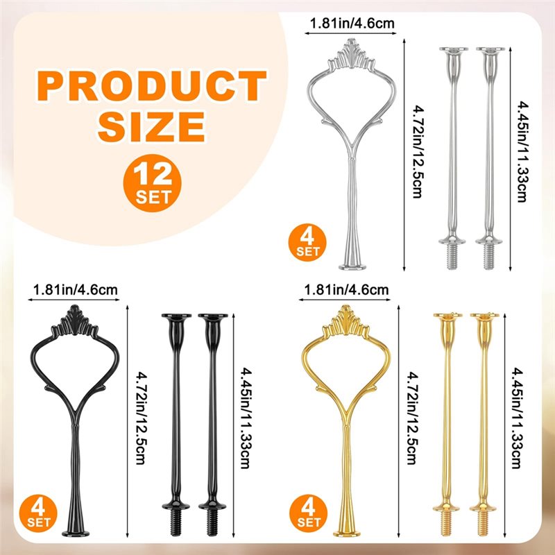 ABVC Hardware-Set, 12-teilig,  – Cupcake Stand Tier Bewertung und Preis