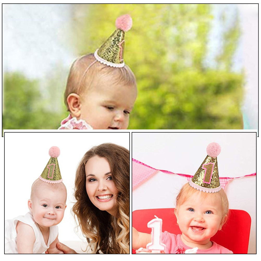 Rosa Geburtstagshut für den 1. – Party Hat Cone Bewertung und Preis