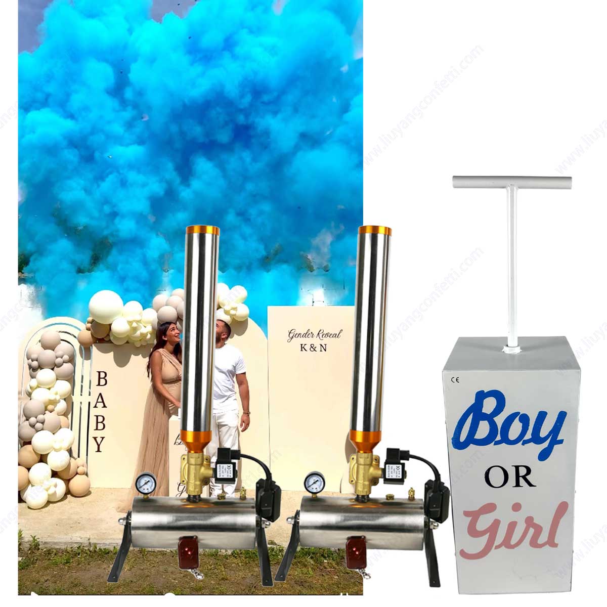 TNT Gender Reveal Elektrische  – Confetti Cannon Tube Bewertung und Preis