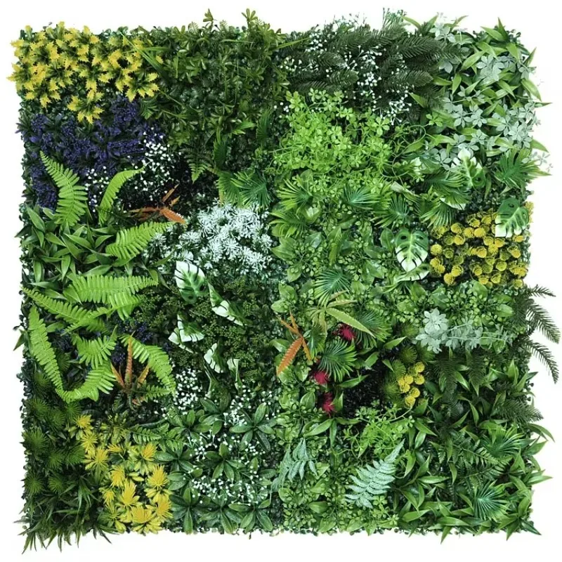 50x50cm 3d Künstliche Pflanze  – Flower Wall Panel Bewertung und Preis